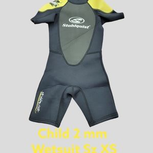 Stohlquist 2 mm Neoprene Child Wetsuit Sz XS